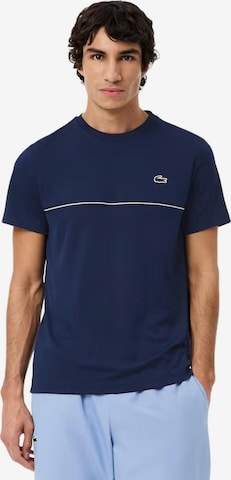 LACOSTE - Camiseta 'Camiseta lacoste marino back croco ultra dry tee' en azul: frente