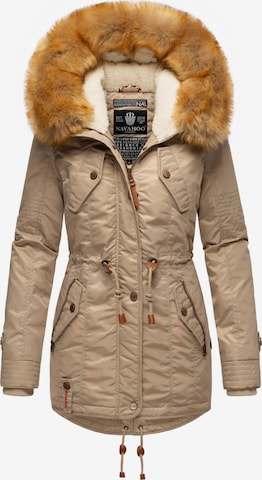 NAVAHOO - Parka de inverno 'La Viva' em cinzento: frente