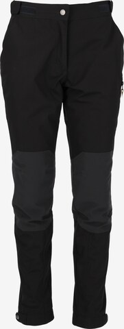 Whistler Regular Outdoor Pants 'Wander' in Black: front