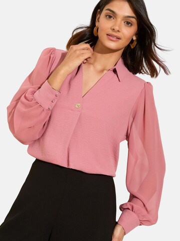 Friends Like These Bluse i pink: forside