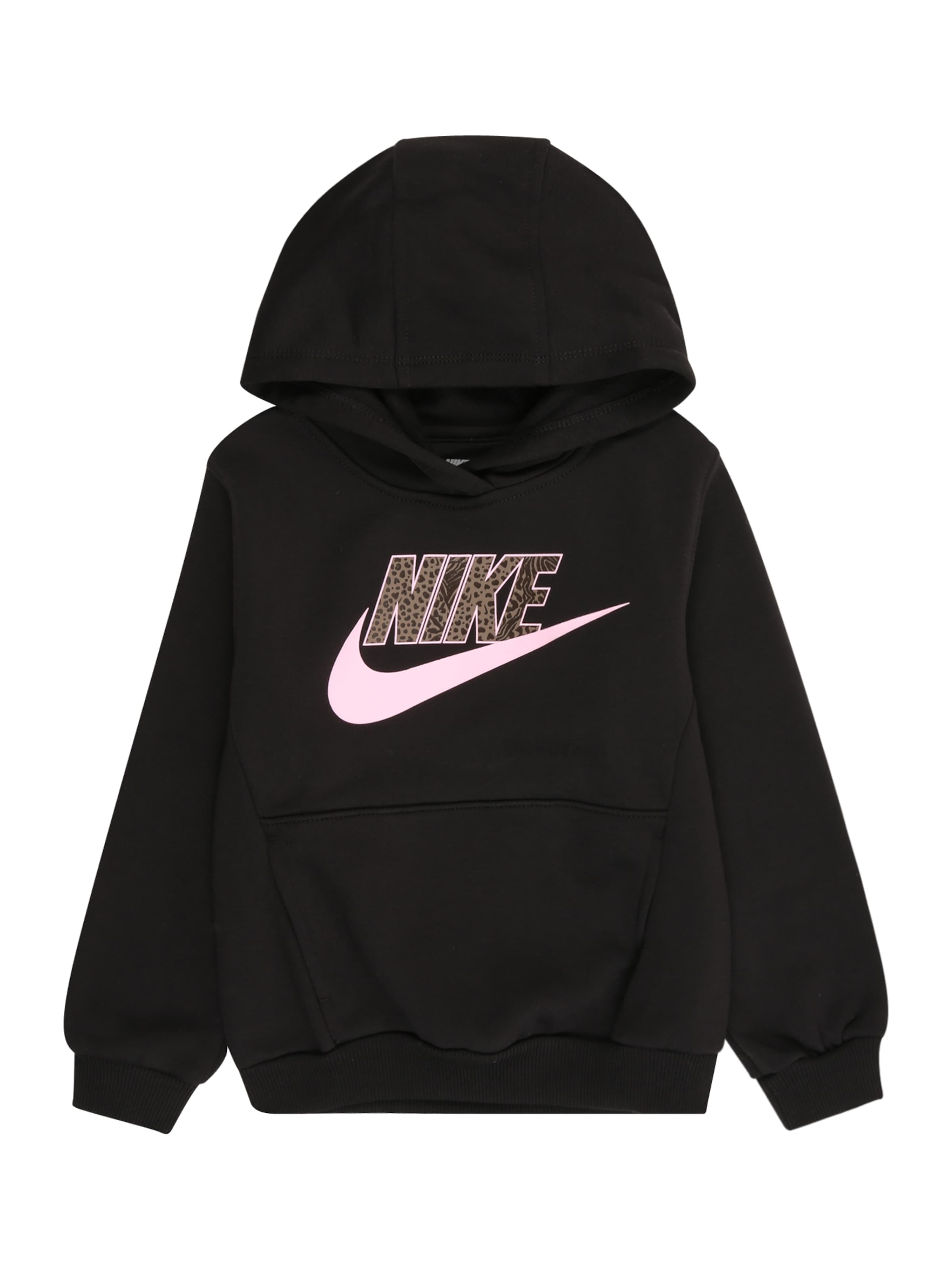 Bluză de molton de la Nike Sportswear pe negru: față