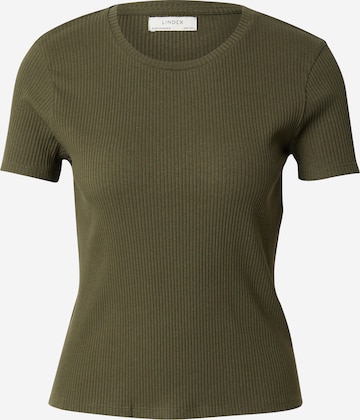 T-shirt 'Lova' Lindex en vert : devant