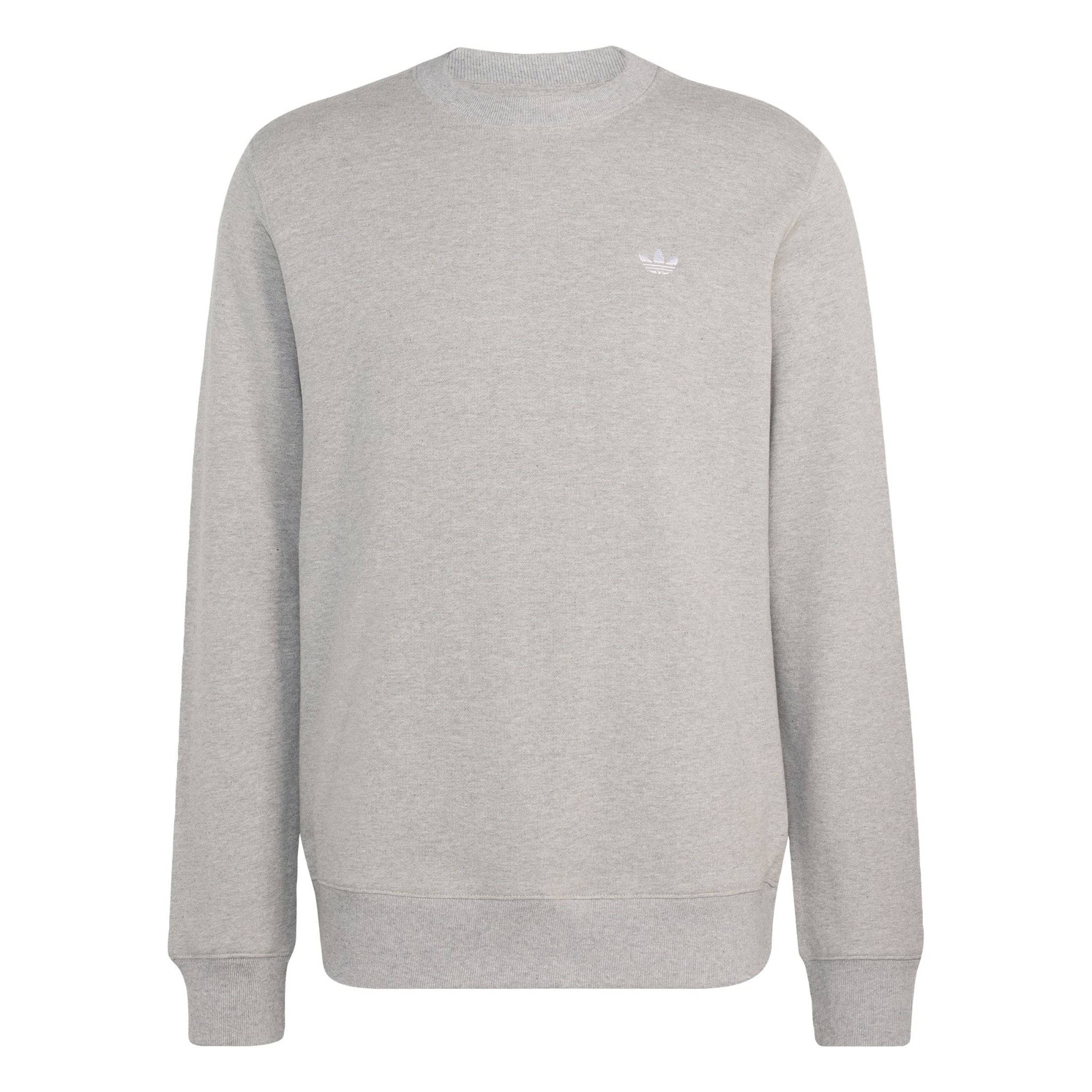 ADIDAS ORIGINALS Sweatshirt 'Trefoil Essentials' in Grau: Vorderseite
