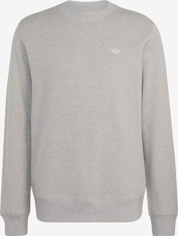ADIDAS ORIGINALS Sweatshirt 'Trefoil Essentials' in Grau: Vorderseite