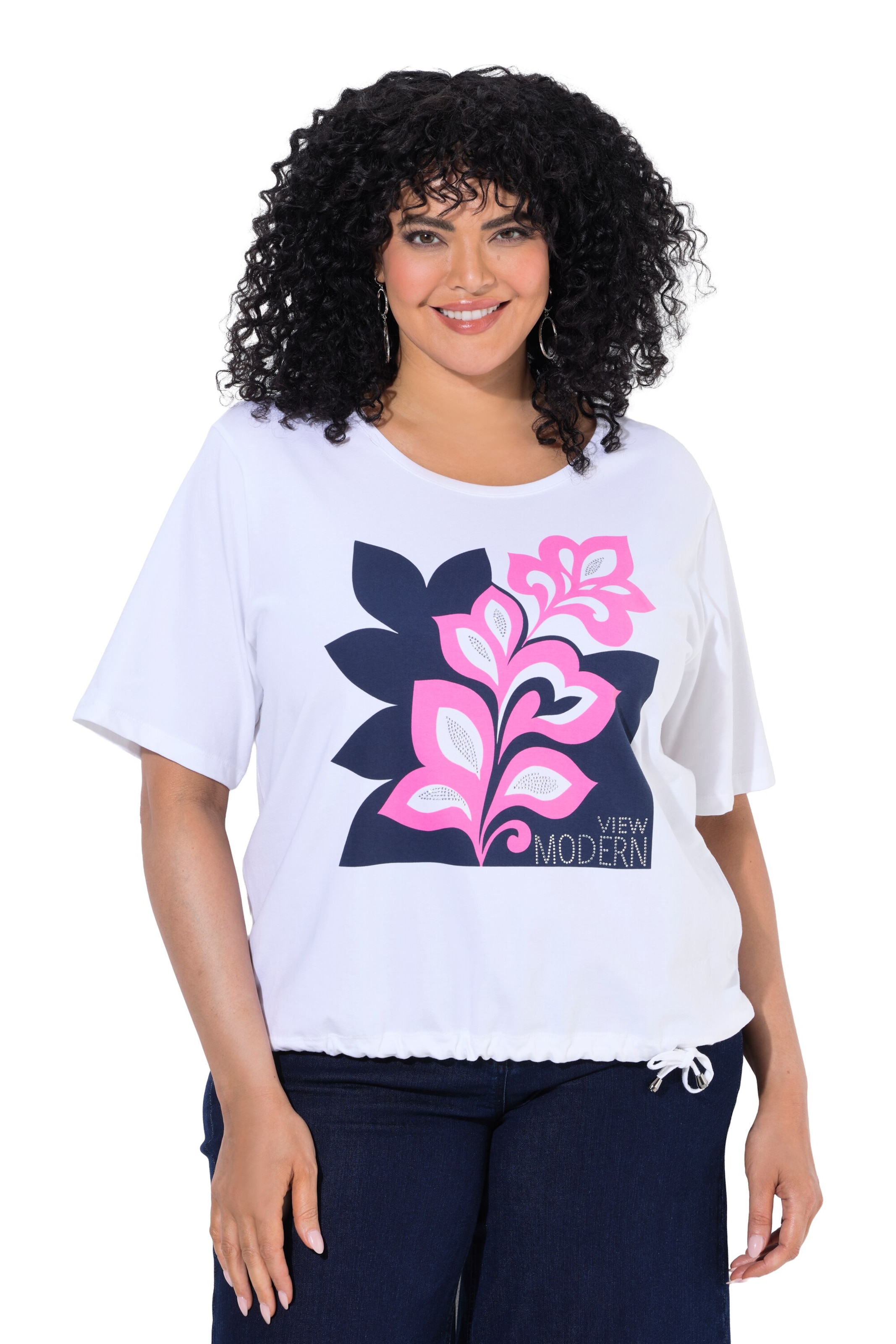 Ulla Popken Shirt in White: front