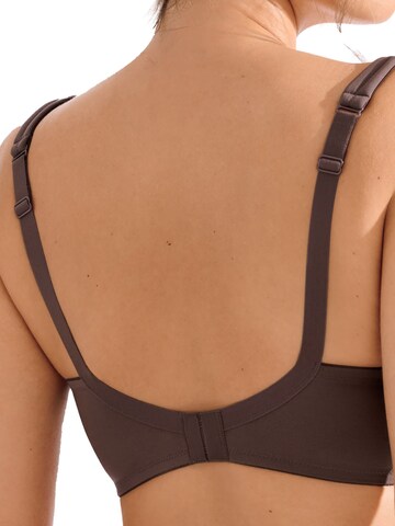 Lisca T-shirt Bra 'Maya' in Brown