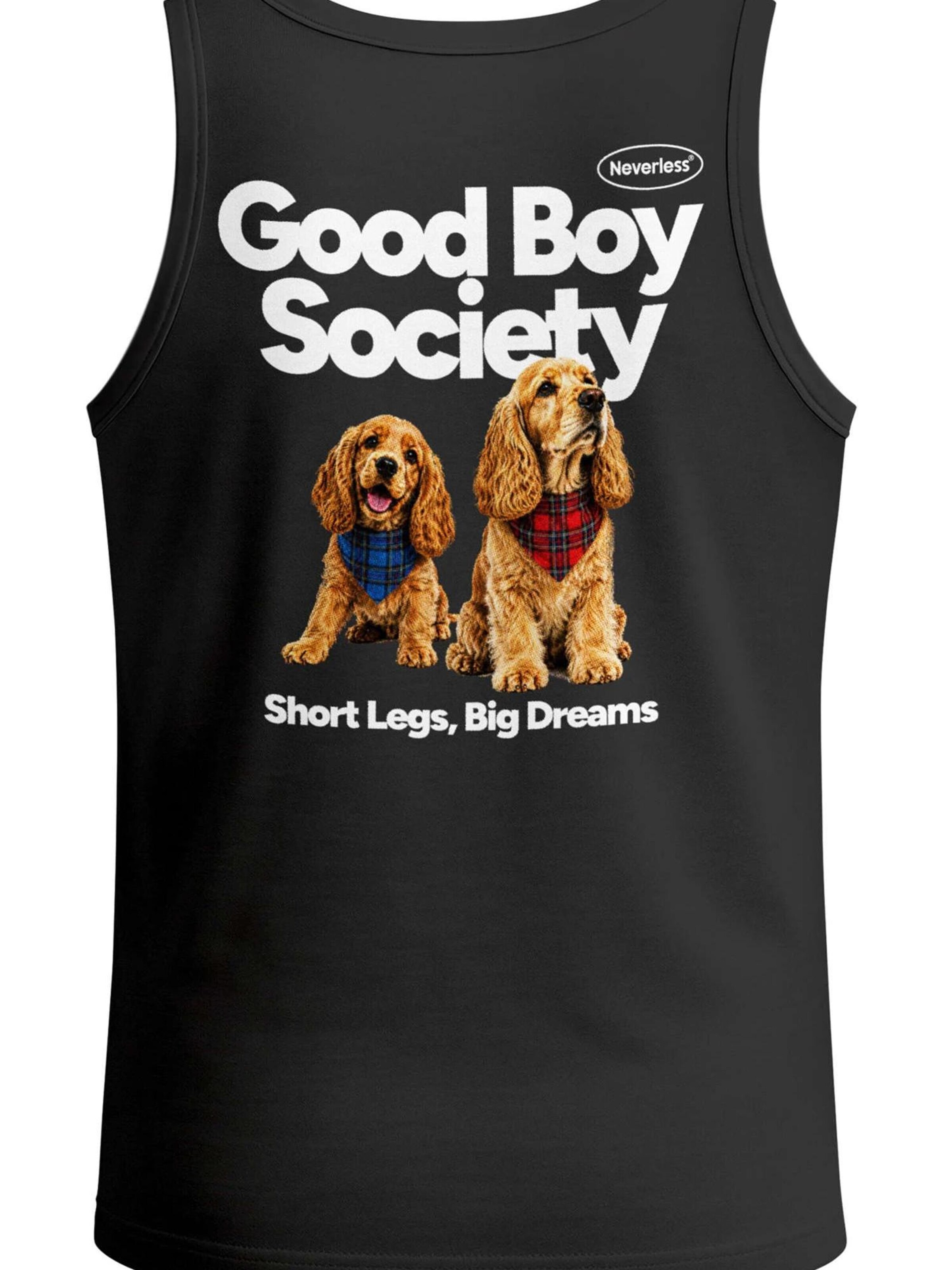 Neverless Shirt 'Good Boy Society' in Black