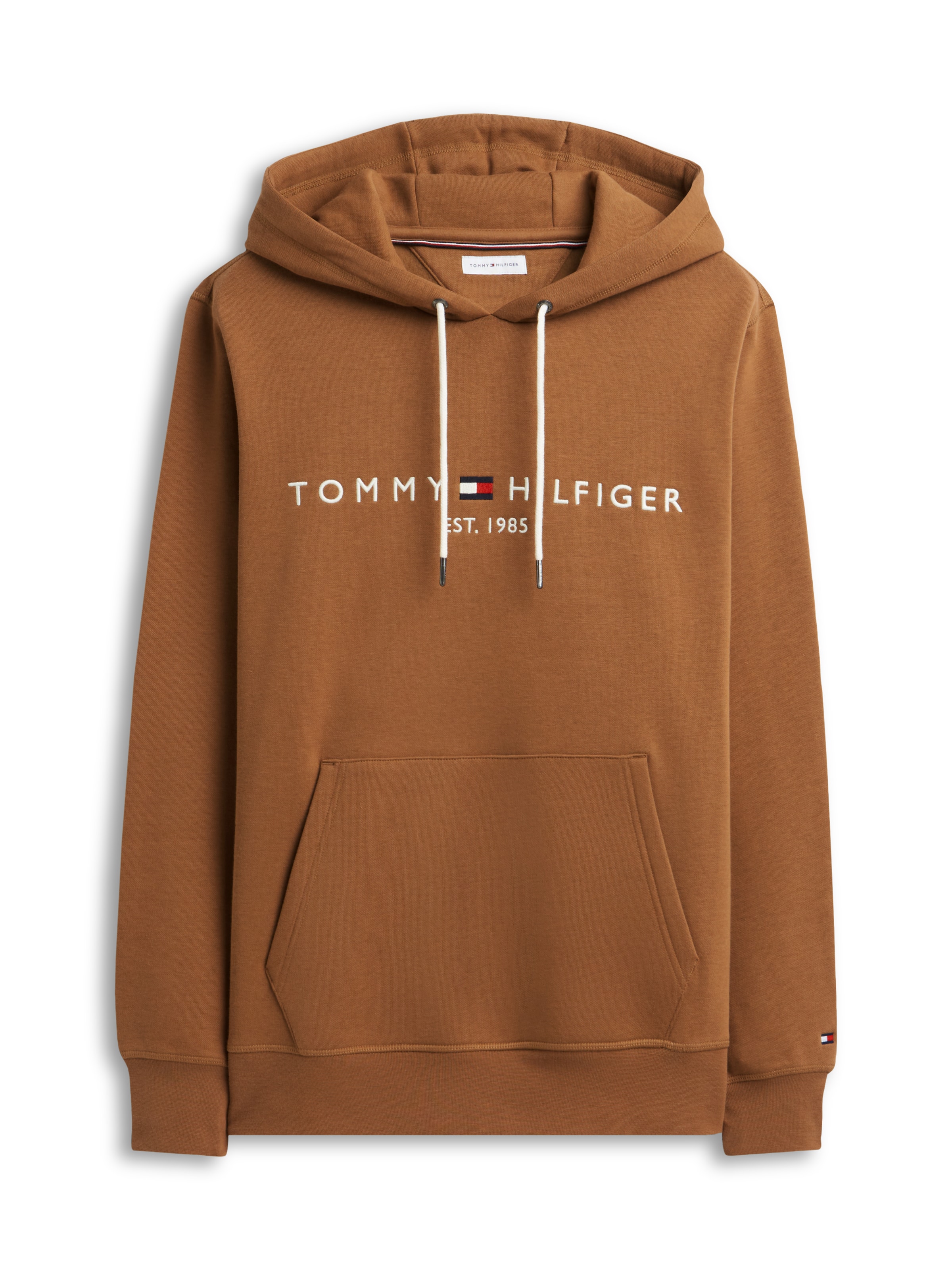 TOMMY HILFIGER - Ajuste regular Sudadera en marrón: frente