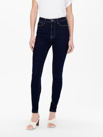 Skinny Jean ONLY en bleu : devant