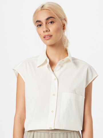 Marc O'Polo DENIM Bluse in Weiß: Vorderseite