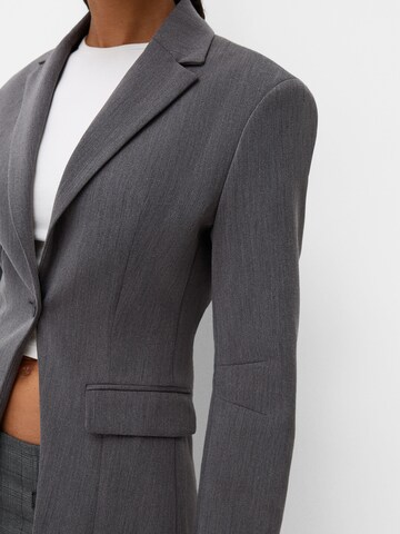 Blazer Bershka en gris