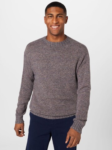 UNITED COLORS OF BENETTON Sweater in Brown: front