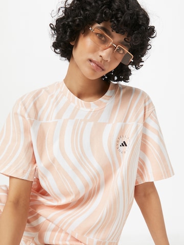 ADIDAS BY STELLA MCCARTNEY Performance Shirt 'Truecasuals Graphic' in Pink