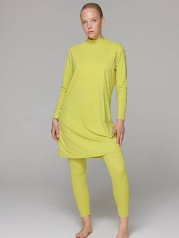 SIYA Swimwear High neck Swimsuit 'South' in Yellow: front