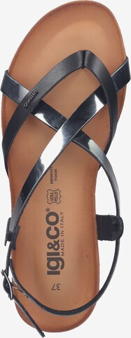 IGI&CO Strap Sandals in Black