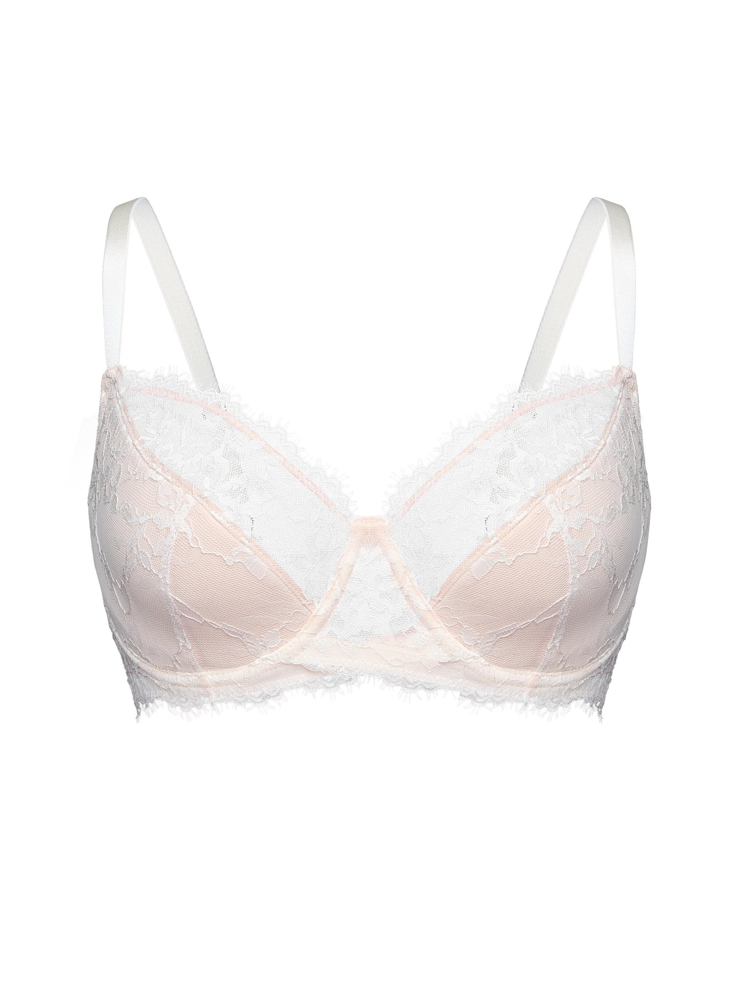 Balconcino Reggiseno 'Schalen-BH Cloe, florale Spitze - für glatte Silhouette unter Kleidung' di ESOTIQ in beige