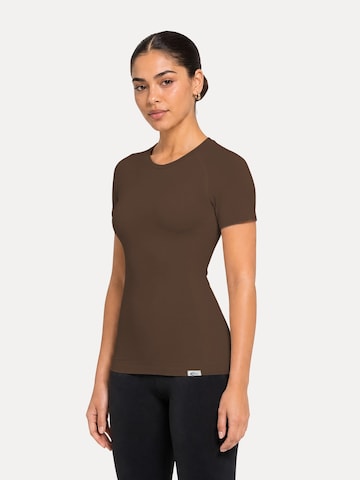 T-shirt ' Lyana ' Smilodox en marron