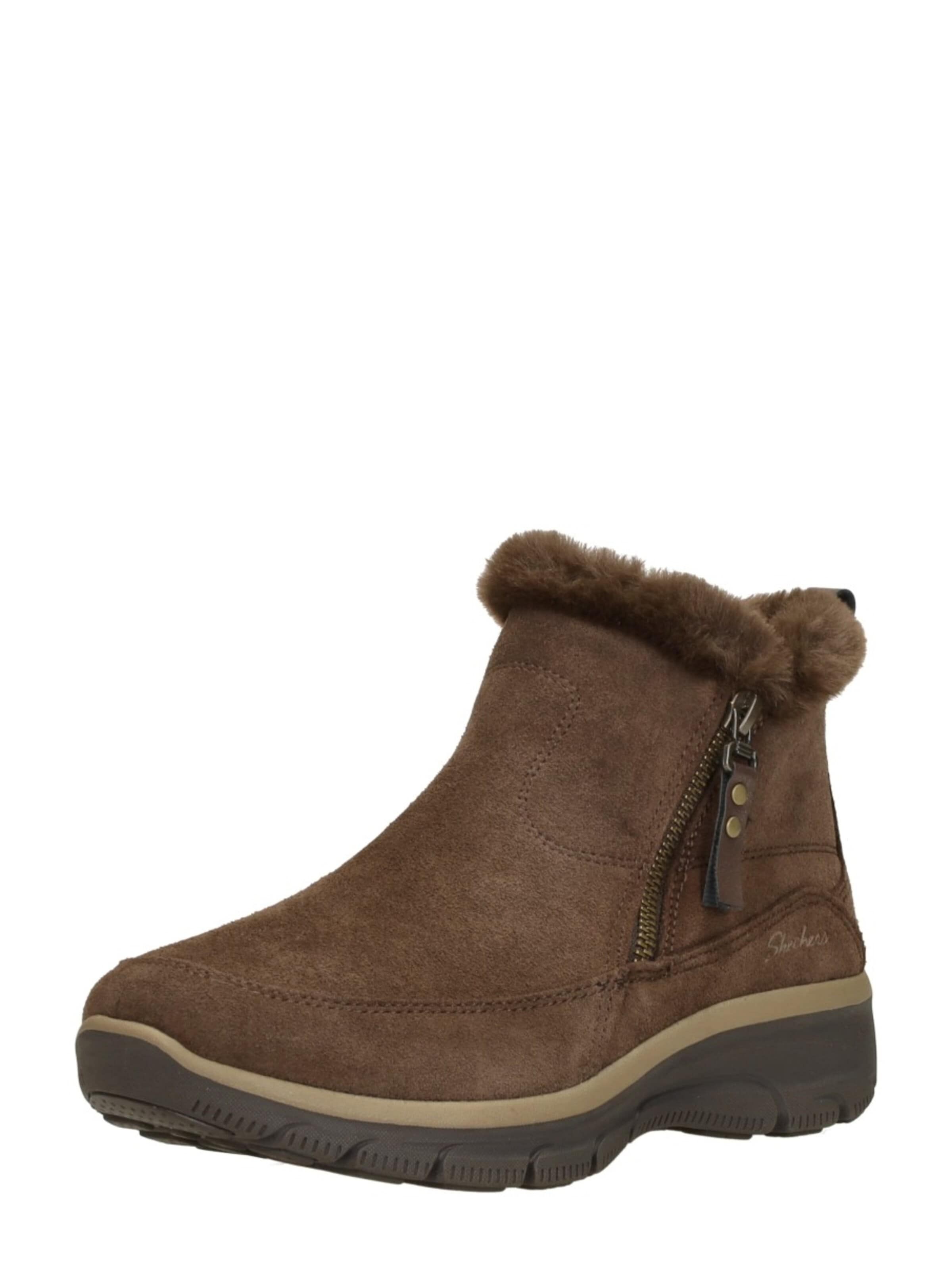 Boots 'Relaxed Fit: Easy Going - Cool Zip!' SKECHERS en marron
