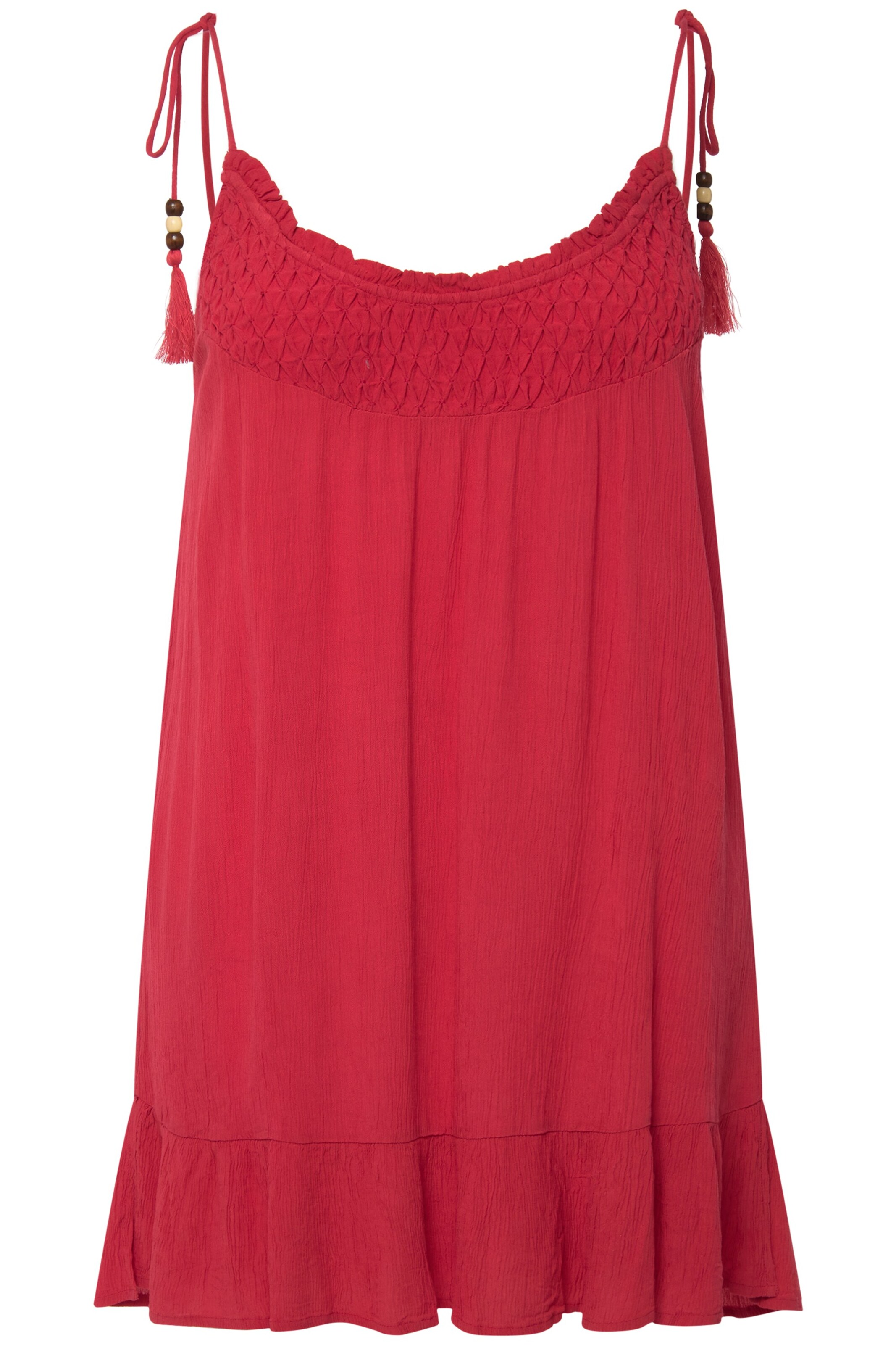 Ulla Popken Blusentop in Rot: Vorderseite