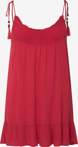 Ulla Popken Blouse in Rood: voorkant