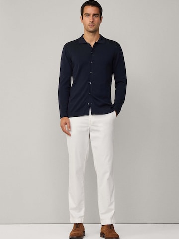 Hackett London Strickjacke 'Ess' in Blau