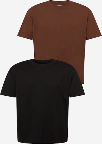 WEEKDAY T-Shirt in Braun: predná strana