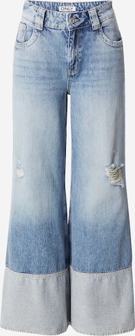 ONLY Wide leg Jeans 'ALVA' in Blue: front