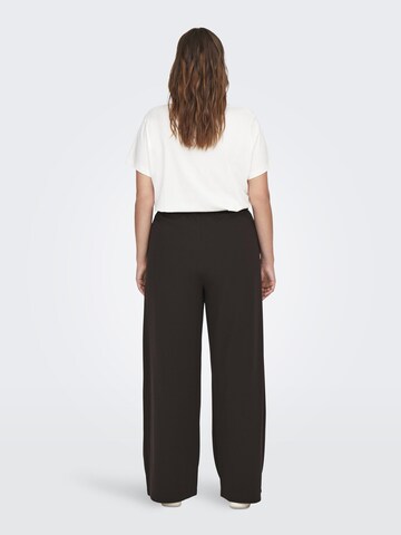ONLY Carmakoma Wide leg Pleat-front trousers in Black