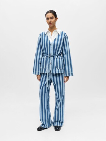 Wide leg Jeans 'OBJRio' di OBJECT in blu