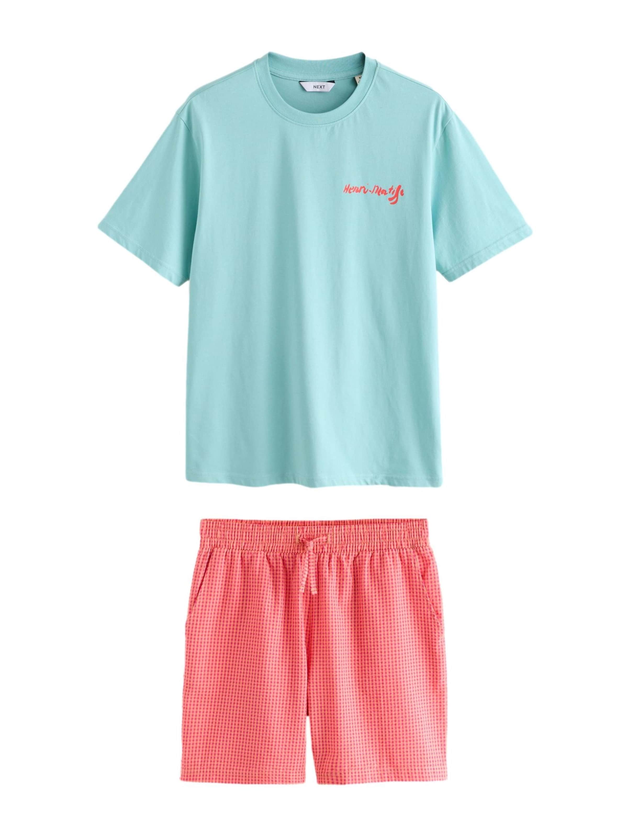 Pyjama court Next en vert : devant