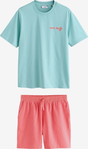 Pyjama court Next en vert : devant