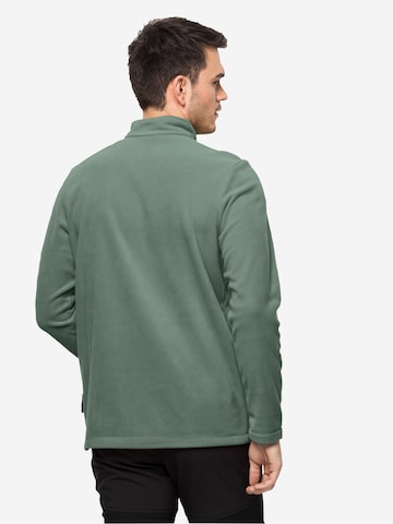 JACK WOLFSKIN - Pullover desportivo 'TAUNUS' em verde