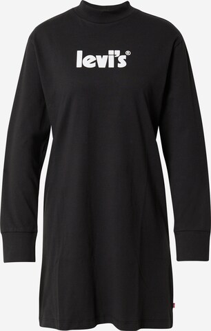 LEVI'S ® Mekko 'LS Graphic Tee Knit Dres' värissä musta: edessä
