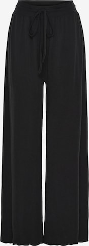 Wide leg Pantaloni 'Barbera Merino' di Seamless Basic in nero: frontale
