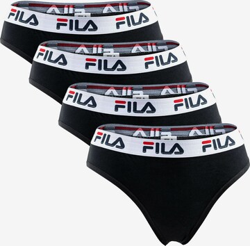 Slip di FILA in nero: frontale