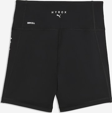 PUMA Skinny Urheiluhousut 'Puma x Hyrox Essentials' värissä musta: etupuoli