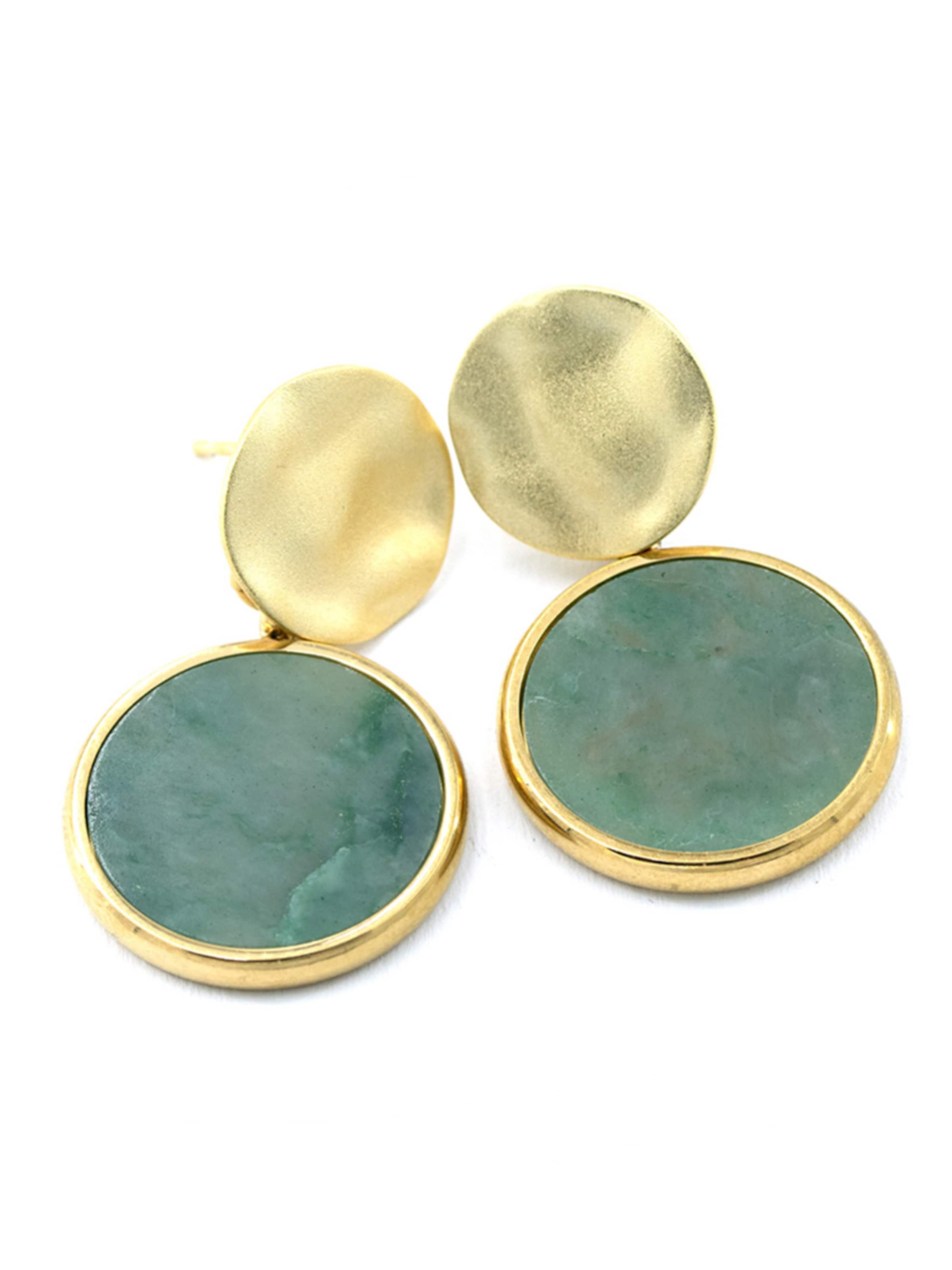 Sergio Engel Earrings in Green