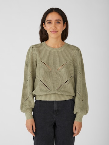OBJECT Пуловер 'Lana' в зелено: отпред