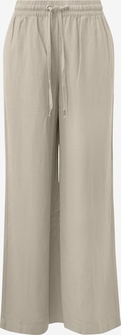 QS Wide leg Trousers in Beige: front