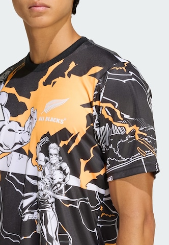 Maglia funzionale 'All Blacks Marvel Captains' di ADIDAS PERFORMANCE in nero