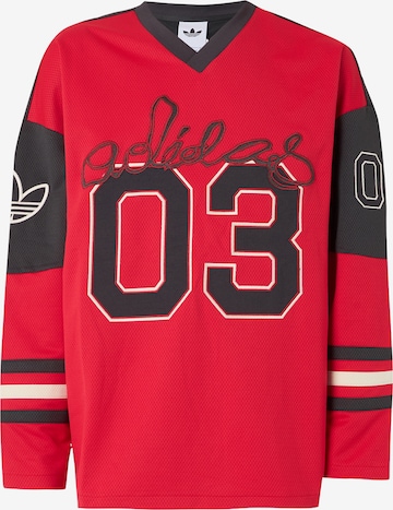 ADIDAS ORIGINALS Shirt 'HOCKY' in Red: front
