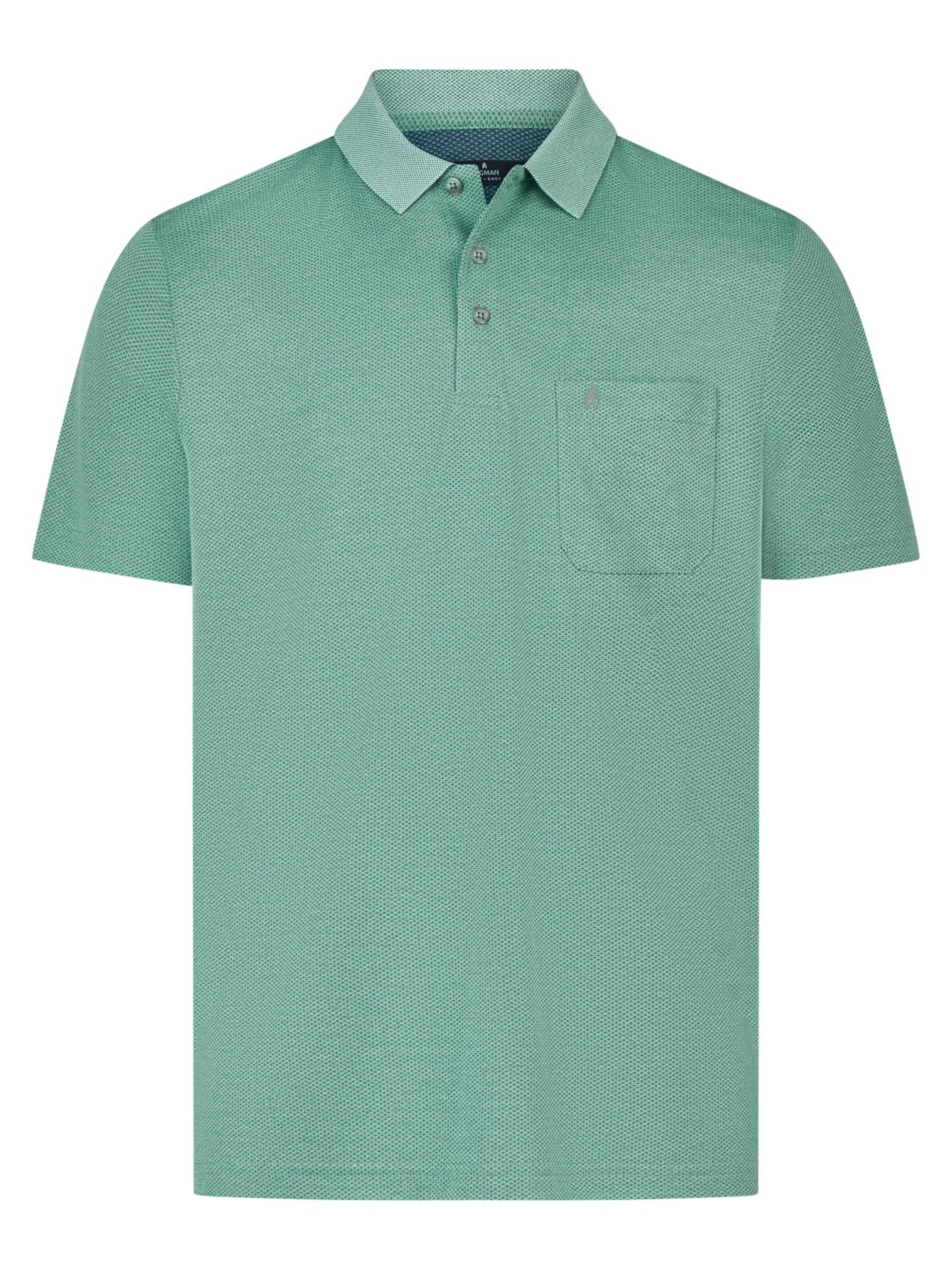 Ragman Shirt 'Basic'‌‌‌‌‌‌‌‌ in Grün: Vorderseite