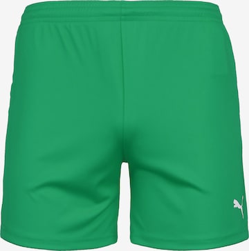 PUMA Workout Pants 'Team Goal 23 Knit' in Green: front