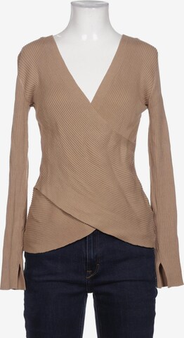 Neo Noir Sweater & Cardigan in XL in Brown: front