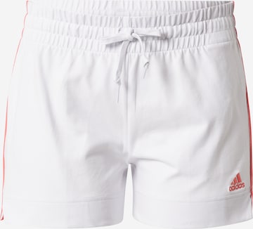 ADIDAS SPORTSWEAR Regular Sportshorts 'Essentials' in Weiß: predná strana