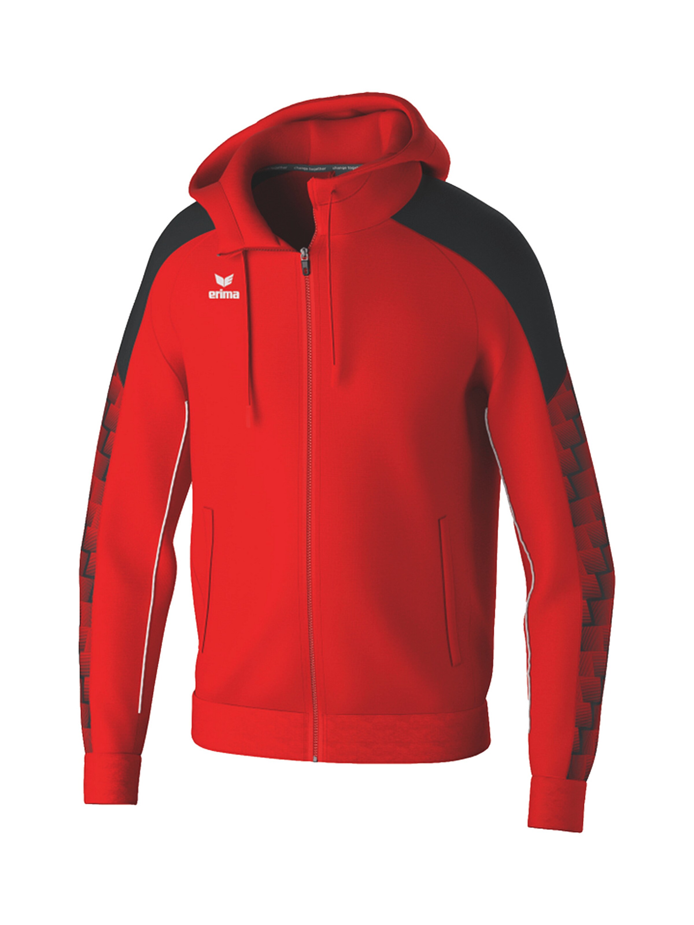ERIMA Sportsweatjacke in Rot: Vorderseite