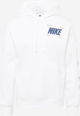 Nike Sportswear Sweatshirt in Weiß: predná strana