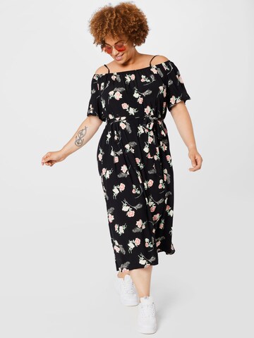 ABOUT YOU Curvy Summer Dress 'Lana' in Black