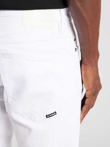 G-Star RAW - Regular Calças de ganga 'Mosa' em branco