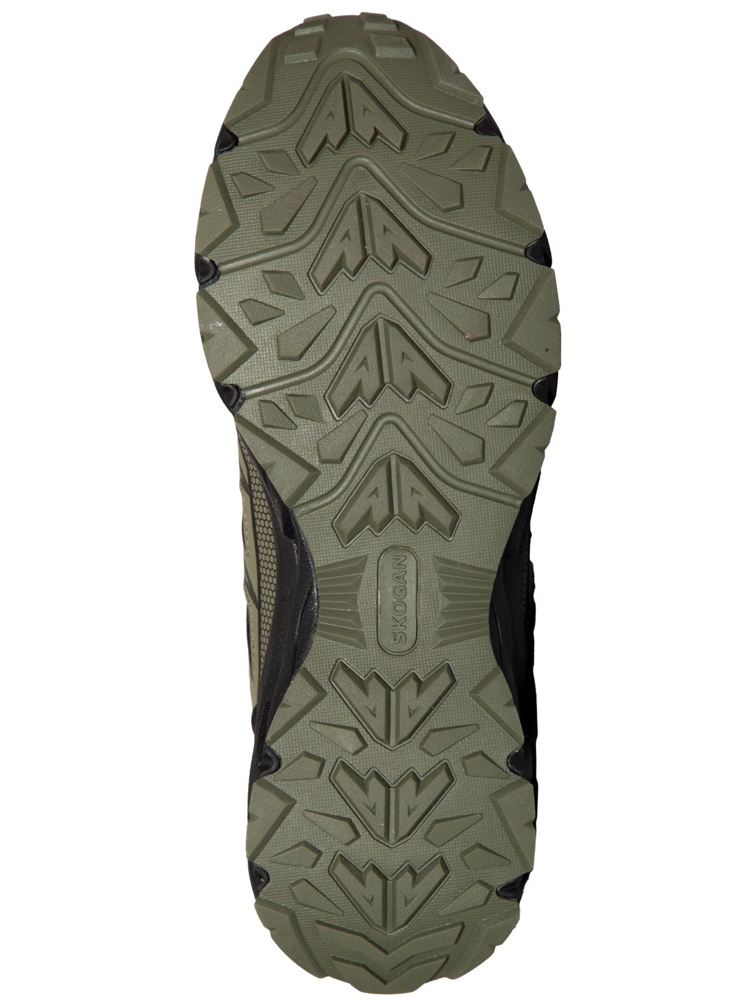 Scarpa stringata sportiva di SKOGAN in verde: inferiore
